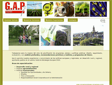Tablet Screenshot of gap-recursos.com